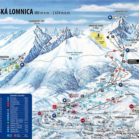 Apartmán pod Štítom Tatranská Lomnica Esterno foto